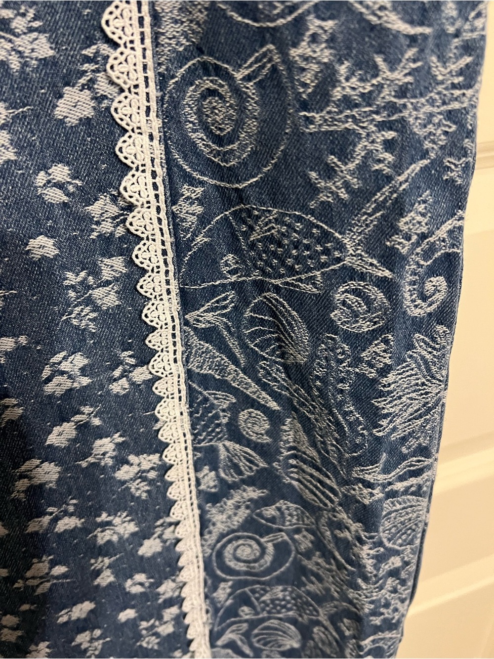 Dani & Dani wide leg coastal floral denim overall - Picture 13 of 14